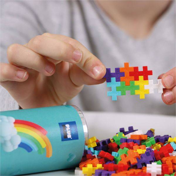 Plus-Plus - 100 Kreativ Bausteine Regenbogen