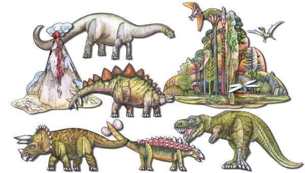 Dinosaurier Bastelbogen