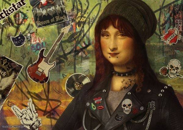 Schmidt 58529 - Markus Binz, Mona Lisa 2024, Art&Fun, Puzzle, 1000 Teile