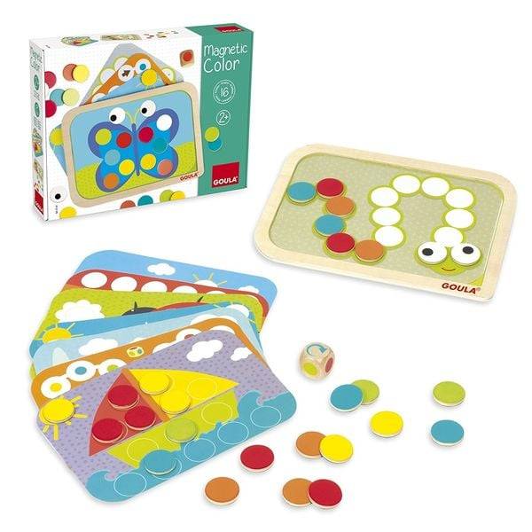 Goula D53142 - Baby Color, Lernspiel, Steckspiel