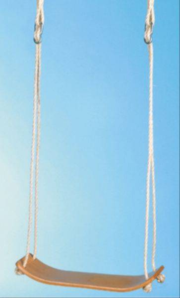 Brettschaukel Holz gebogen 50x15cm TÜV
