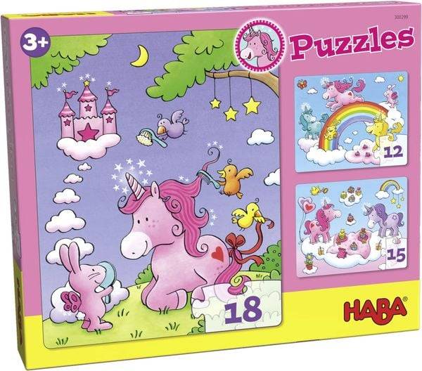 HABA - Puzzles Einhorn Glitzerglück