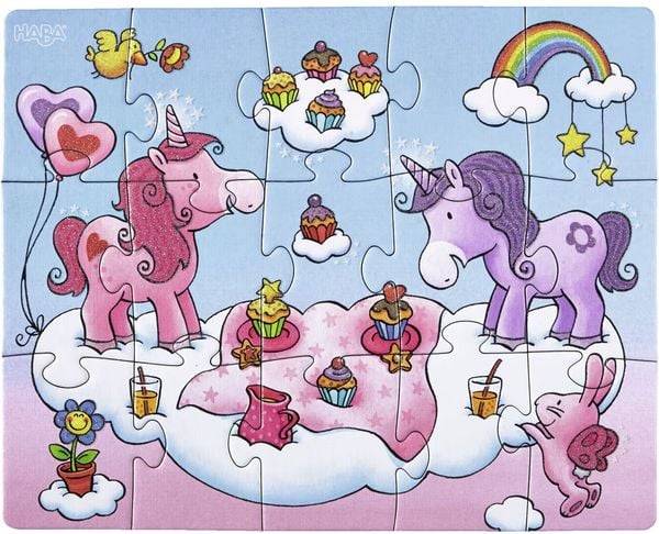 HABA - Puzzles Einhorn Glitzerglück