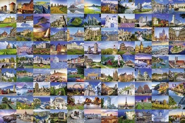 Puzzle Ravensburger 99 Beautiful Places in Europe 3000 Teile