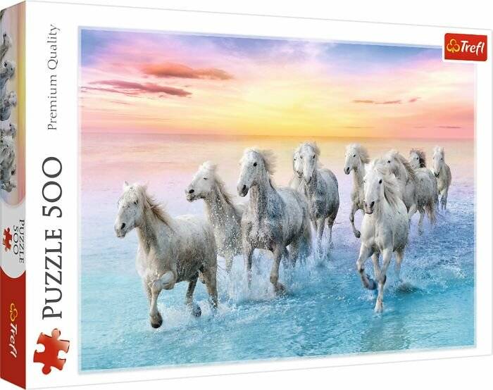 Puzzle 500 Teile Gallopierende Pferde