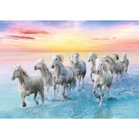 Galloping White Horses Puzzle 500 Teile Atemberaubendes Pferde Motiv Galloping White Horses Puzzle 500 Teile Atemberaubendes Pferde Motiv