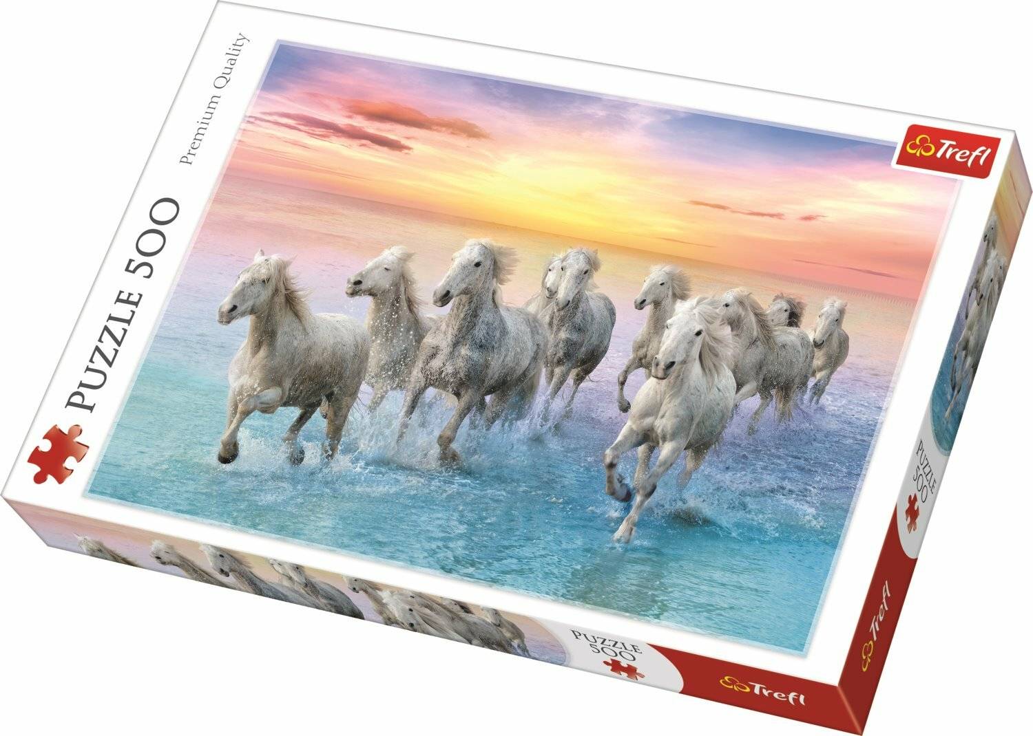 Puzzle 500 Teile Gallopierende Pferde