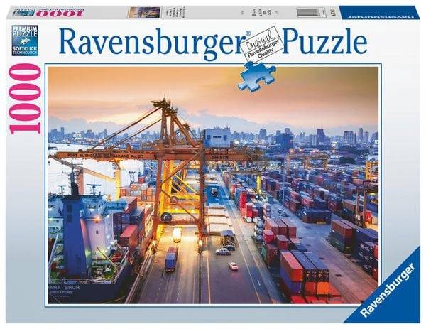 Puzzle Ravensburger Hafen in Hamburg 1000 Teile