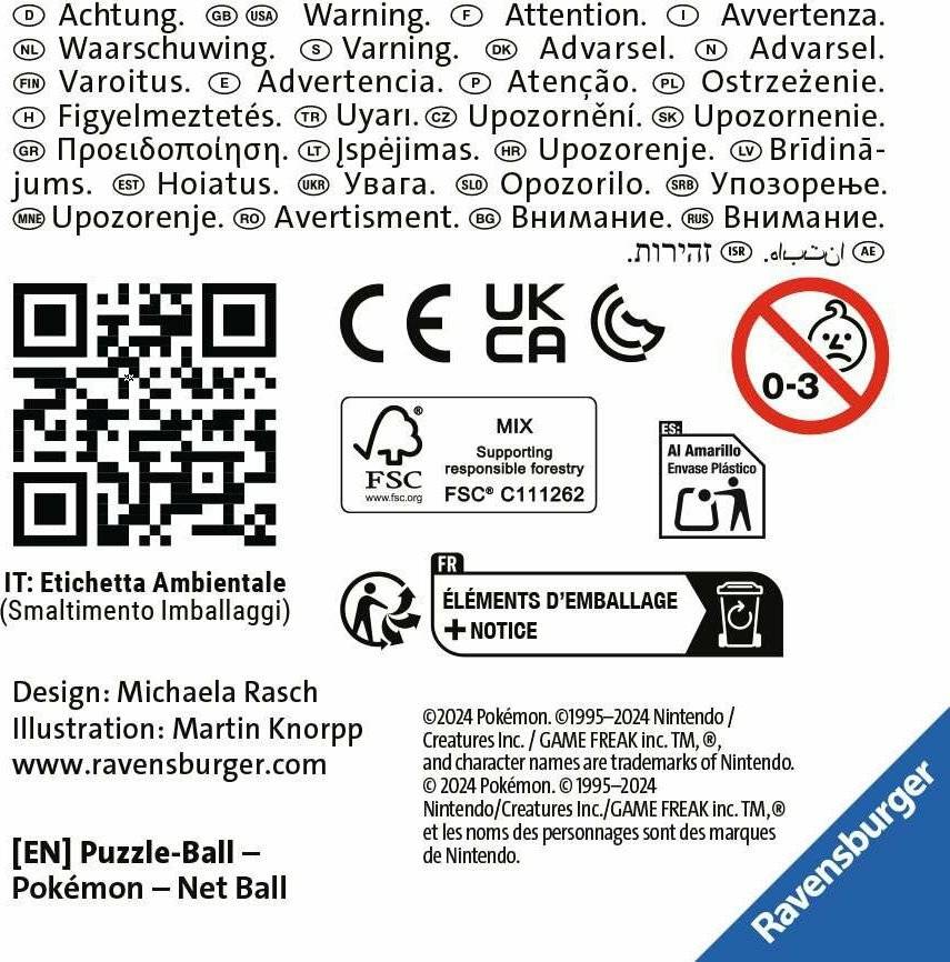 Ravensburger Puzzles / D Puzzles / D Puzzle Bä lle / Teile
