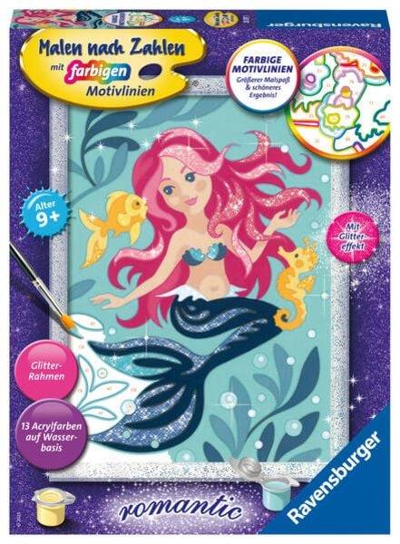 Ravensburger - Malen nach Zahlen - Hübsche Meerjungfrau