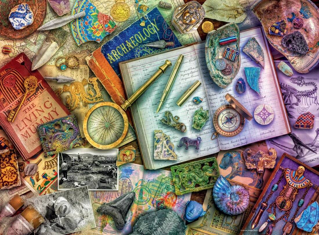 RAVENSBURGER Archäologentisch-Puzzle 1000 Teile