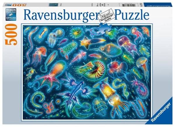 Ravensburger - Farbenfrohe Quallen, 500 Teile