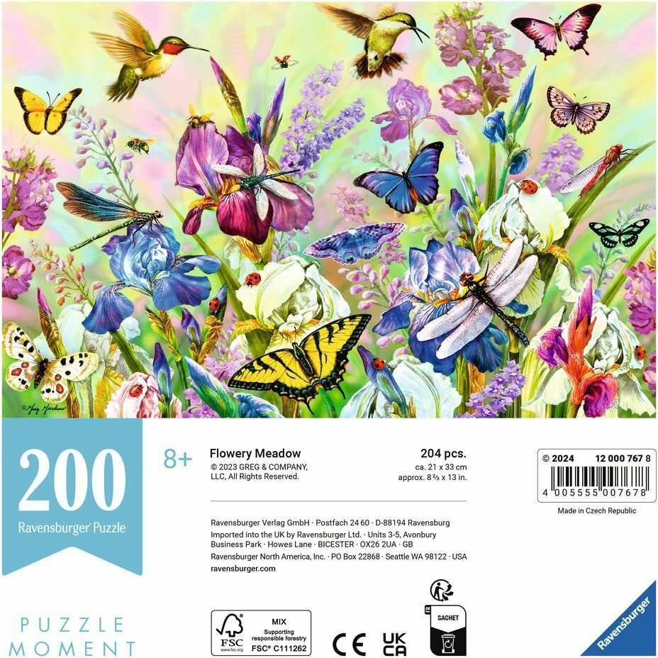 RAVENSBURGER Puzzle Moment: Blü hende Wiese 200 Teile