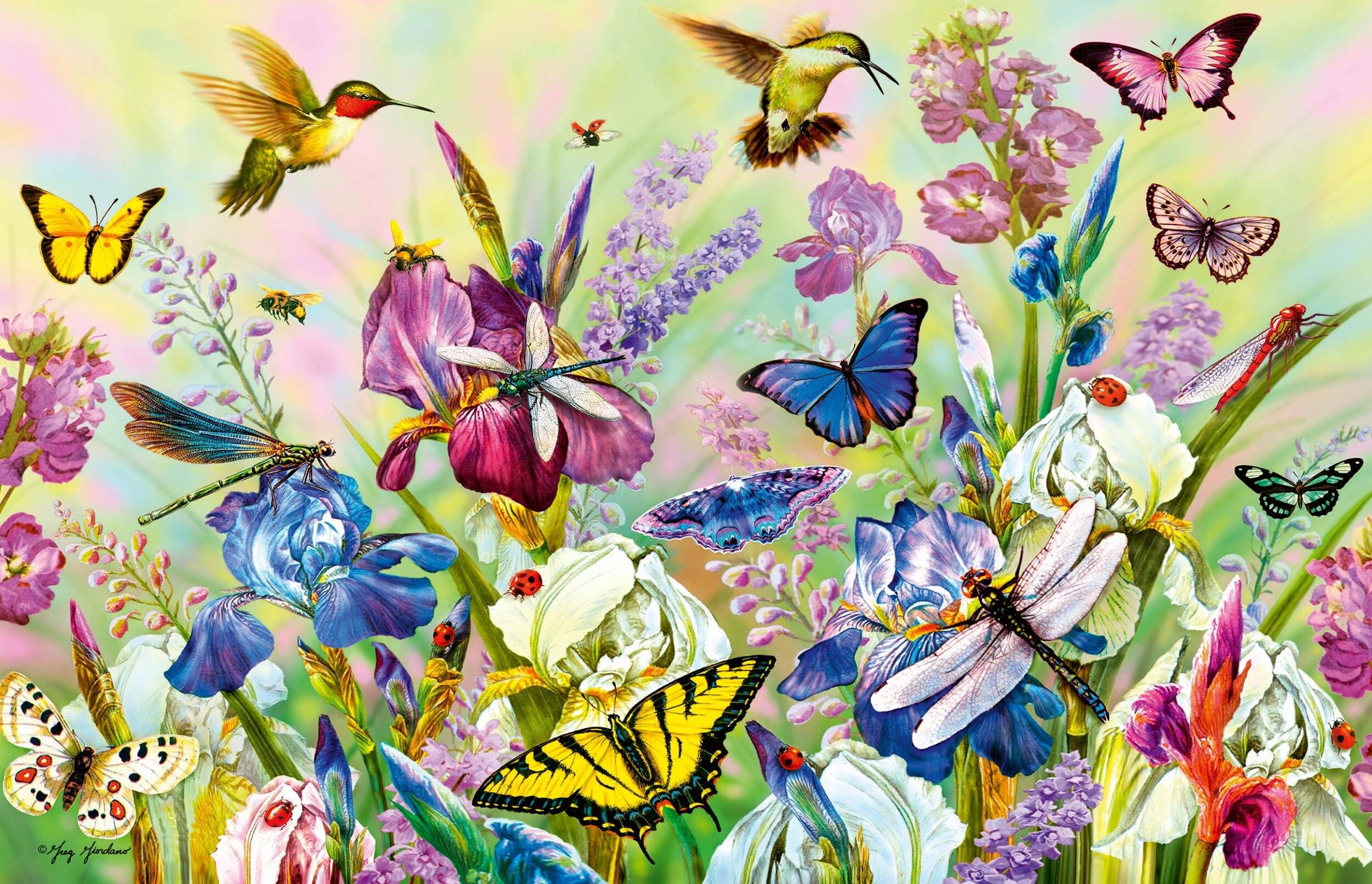 RAVENSBURGER Puzzle Moment: Blü hende Wiese 200 Teile