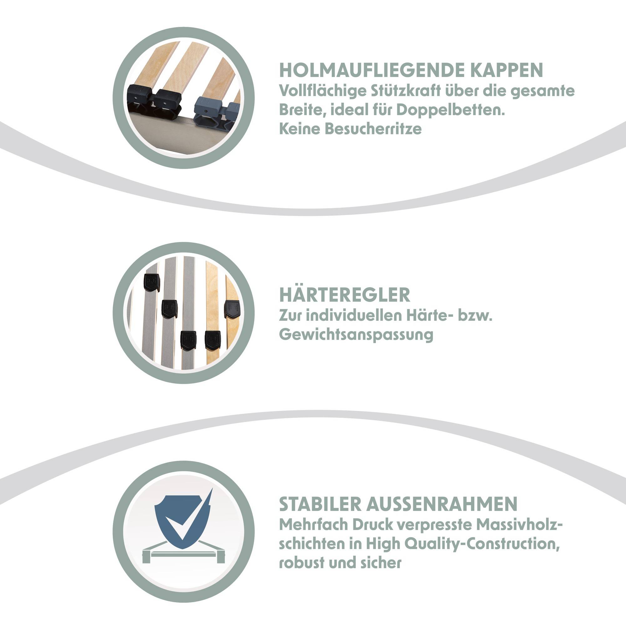 LATTENROST MADO - Größe: 140 x 200 cm