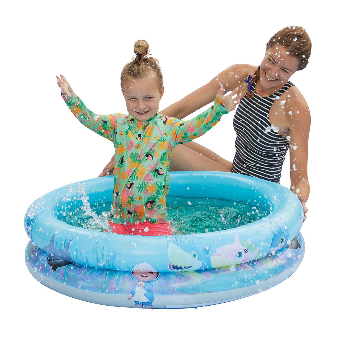 Happy People - Planschbecken - Cocomelon 2-Ring-Pool (100x23cm) Babypool Kinder planschen