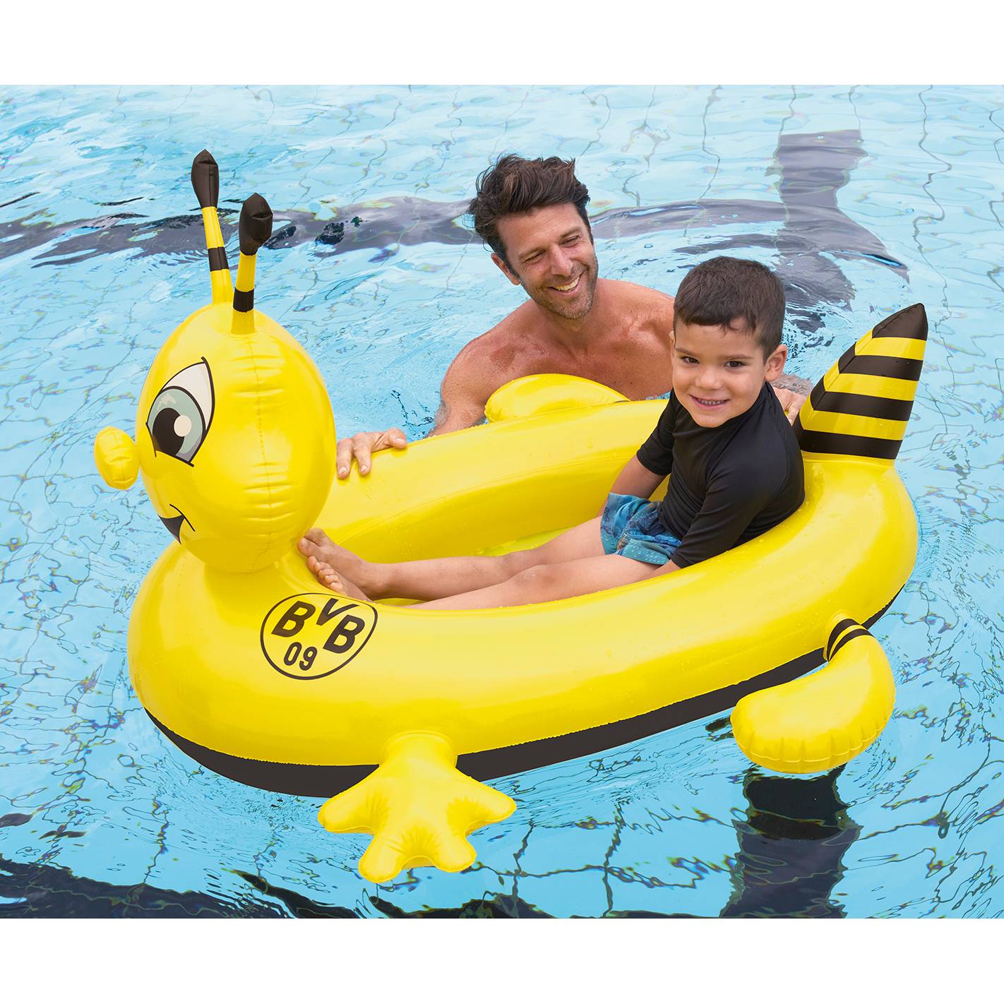 Happy People - Kinderboot - BVB Borussia Dortmund Emma (120x100x72cm) Schlauchboot Biene