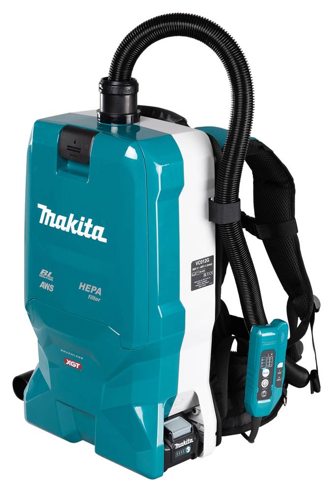 Makita Akku-Rucksackstaubsauger XGT 40 V max • 200 mbar • 6,0 L