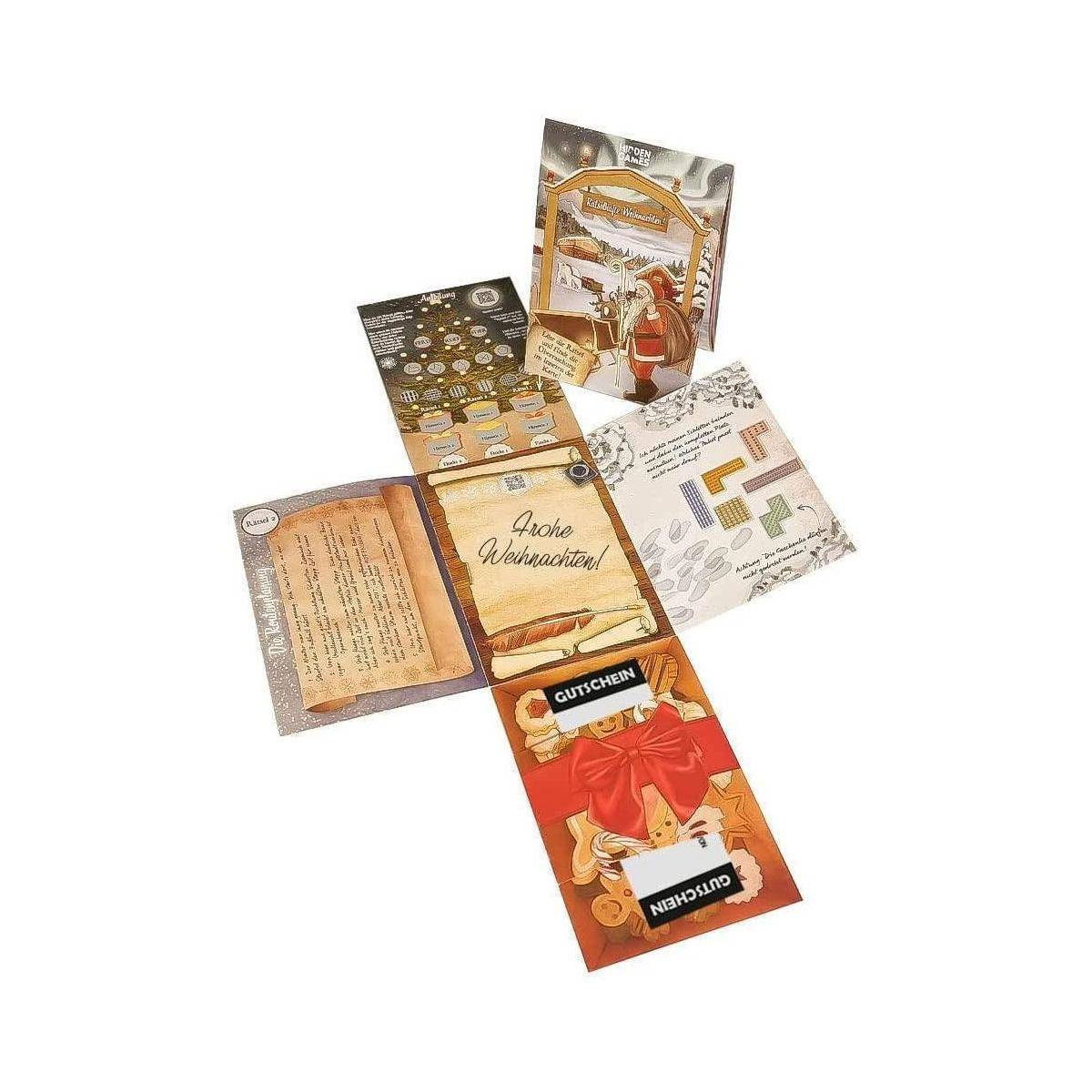 HIDKART2 - : Rätselhafte Weihnachten Rätselkarte (DE)