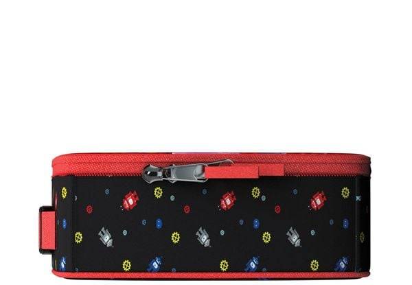 Eurographics 9100-5827 - Lunchbox, Brotdose mit Puzzle 100-Teile, Motiv: Roboter, Smart Kids Collection