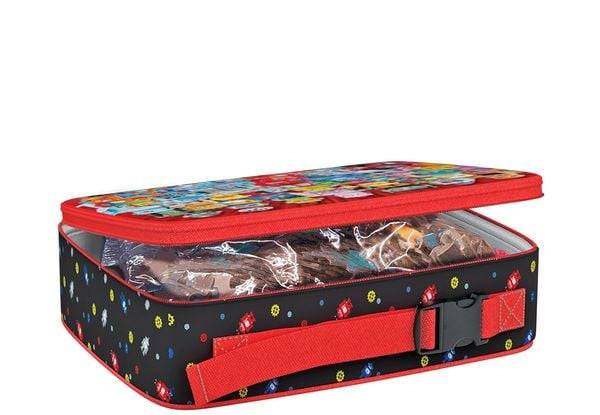 Eurographics 9100-5827 - Lunchbox, Brotdose mit Puzzle 100-Teile, Motiv: Roboter, Smart Kids Collection