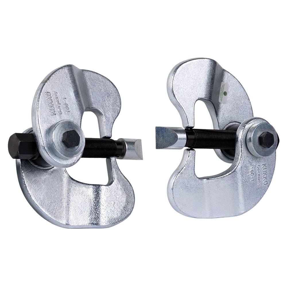 Flanschentreiber 160-2-P - Stahl - Paar - Flansch-Ø 250 bis 1200 mm - SW 27 mm - Preis per Paar