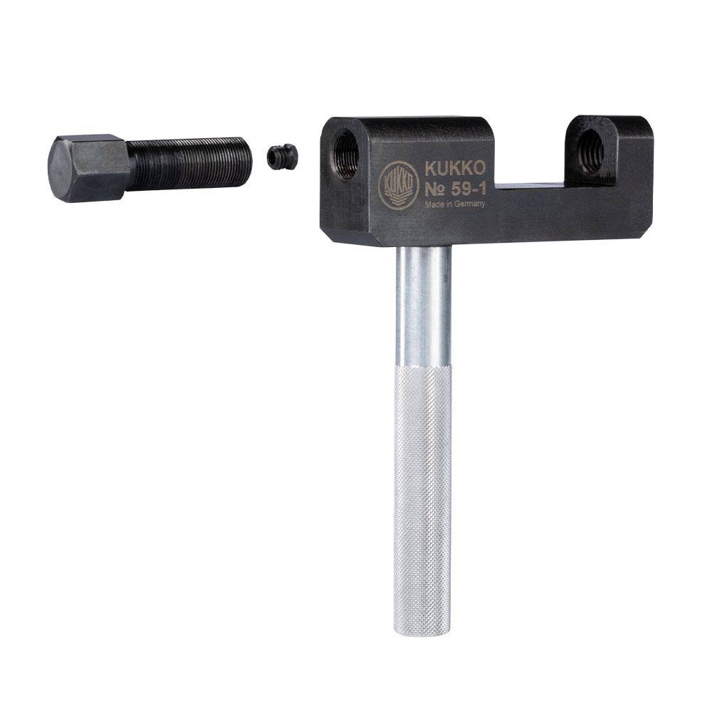 Kettensprengergrundgerät 59-1 - Stahl - für Kettenbolzen-Ø 3,28 bis 5,72 mm - Kettendurchlassbreite 48 mm - Preis per Stück