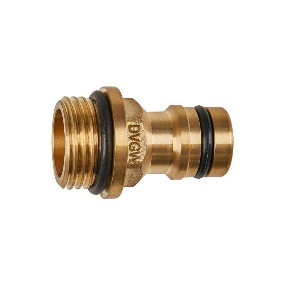 GEKA® plus-Gerätestecker - Trinkwasser - Messing - Außengewinde G1/2 - Preis per Stück