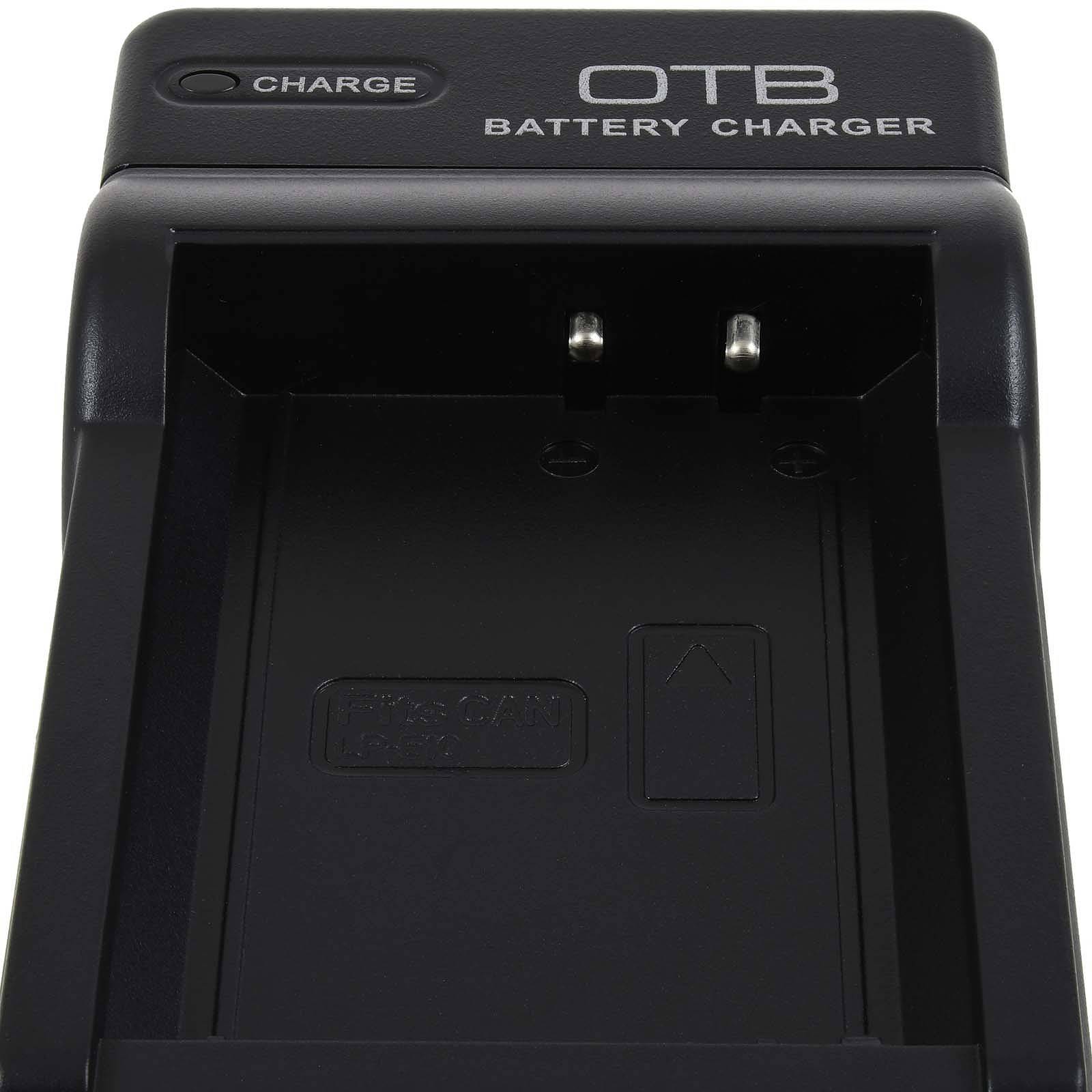 Powery Ladegerät, Ladestation DC-K für Akku Canon LP-E10 mit Micro-USB, 5V