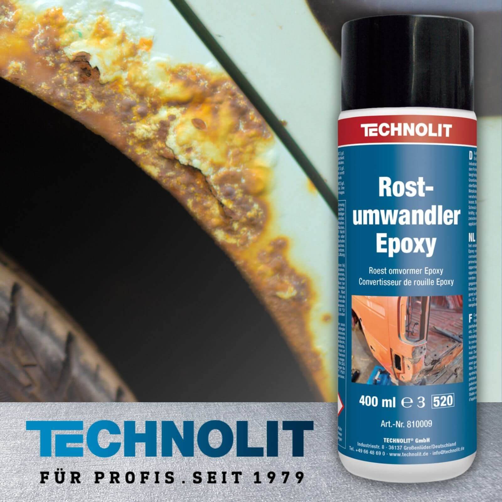 TECHNOLIT Rostumwandler Epoxy 400ml