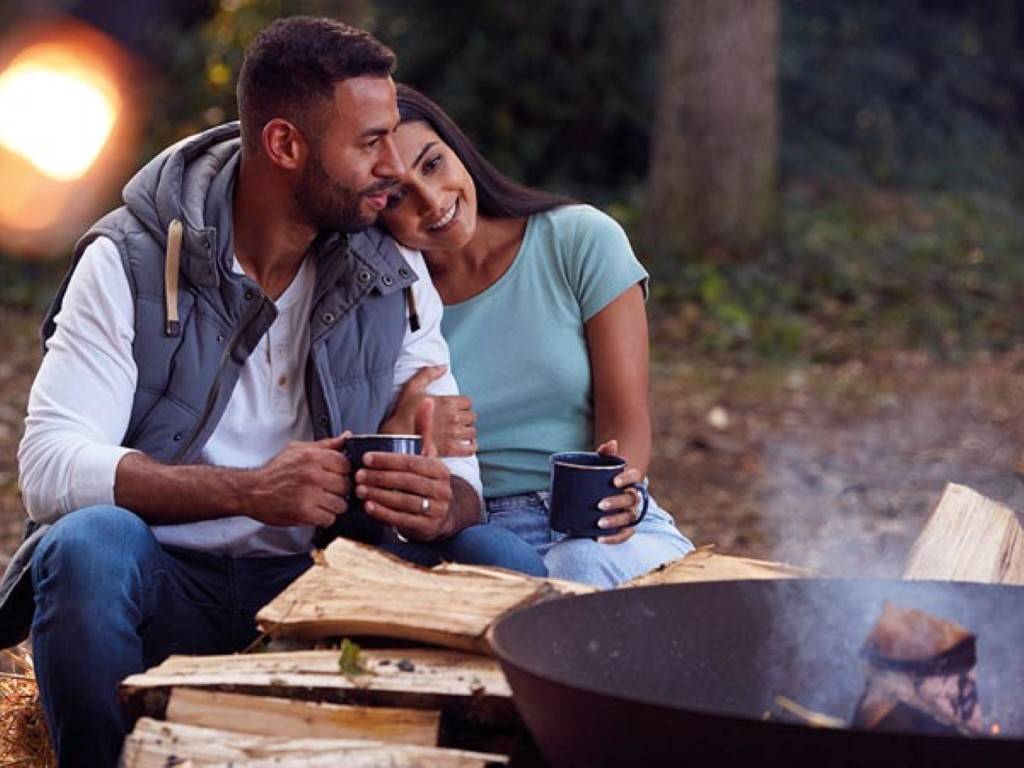 Perel Feuerschale, 3 robuste Füße, rund, 41.5 x Ø 100 cm, Gusseisen, Schwarz