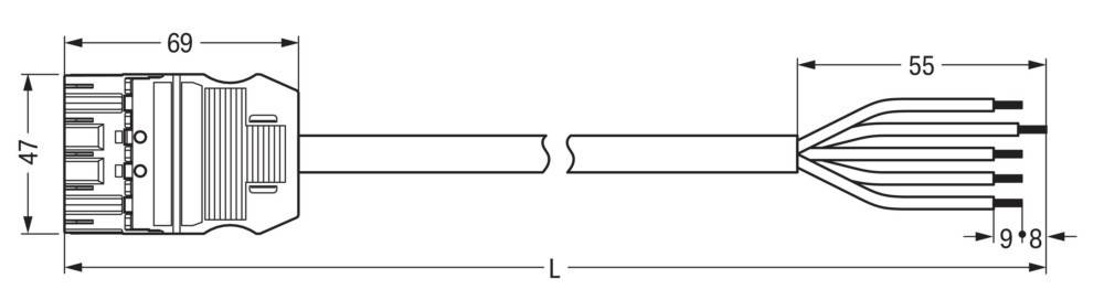 WAGO GmbH & Co. KG konfekt. Anschlussleitung 771-9995/217-202
