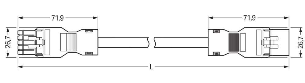 WAGO GmbH & Co. KG konfekt.Verbindungsleitung 891-8985/006-801