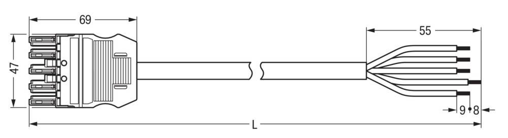 WAGO GmbH & Co. KG konfekt. Anschlussleitung 771-9285/116-101