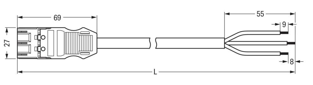 WAGO GmbH & Co. KG konfekt. Anschlussleitung 771-9973/207-102
