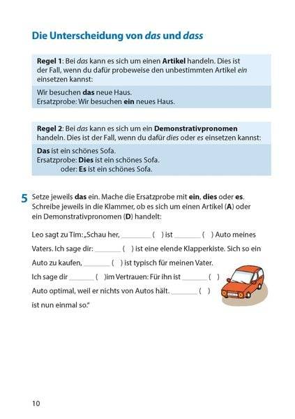 Rechtschreibtraining ab 5. Klasse und für Erwachsene
