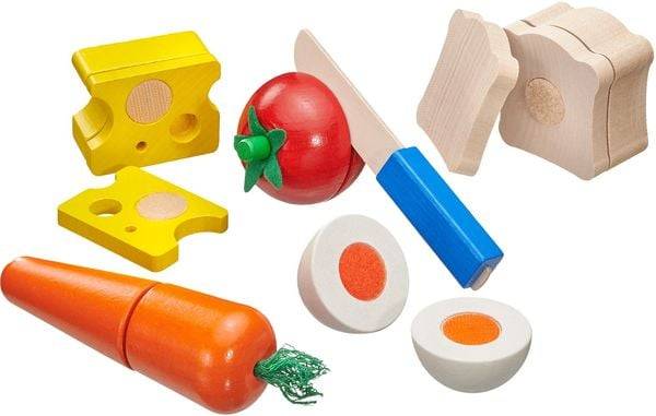 Selecta 62020 - Picknick, Motorikspielzeug, Holz, 13-teilig