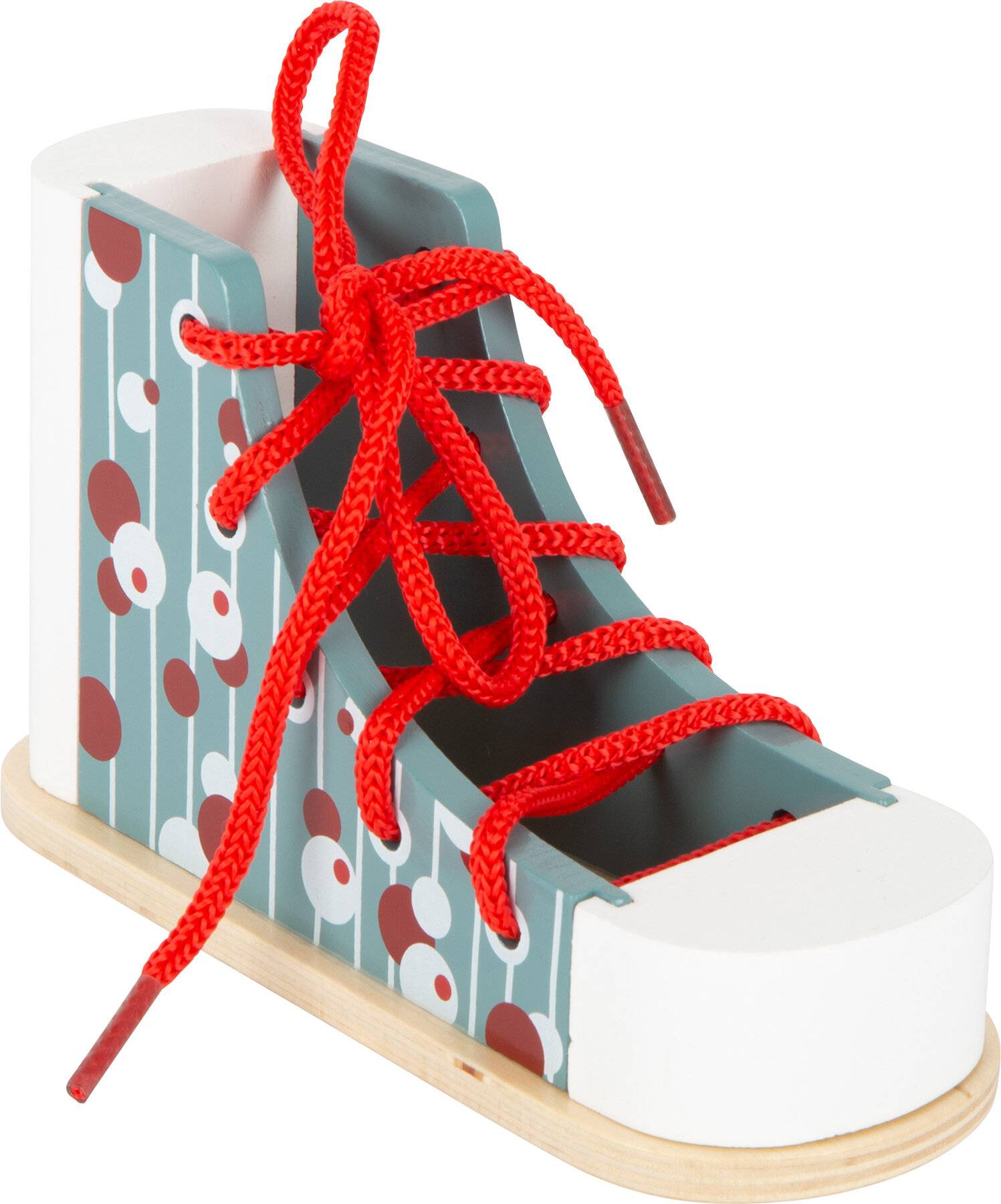 Small Foot 11887 Fädelschuh aus Holz ab 3 Jahren