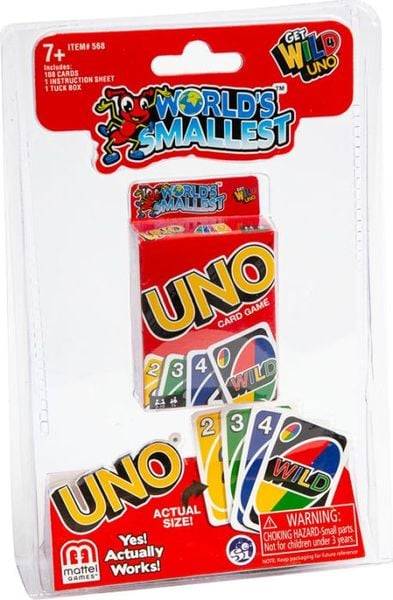 World's Smallest Uno Card Game