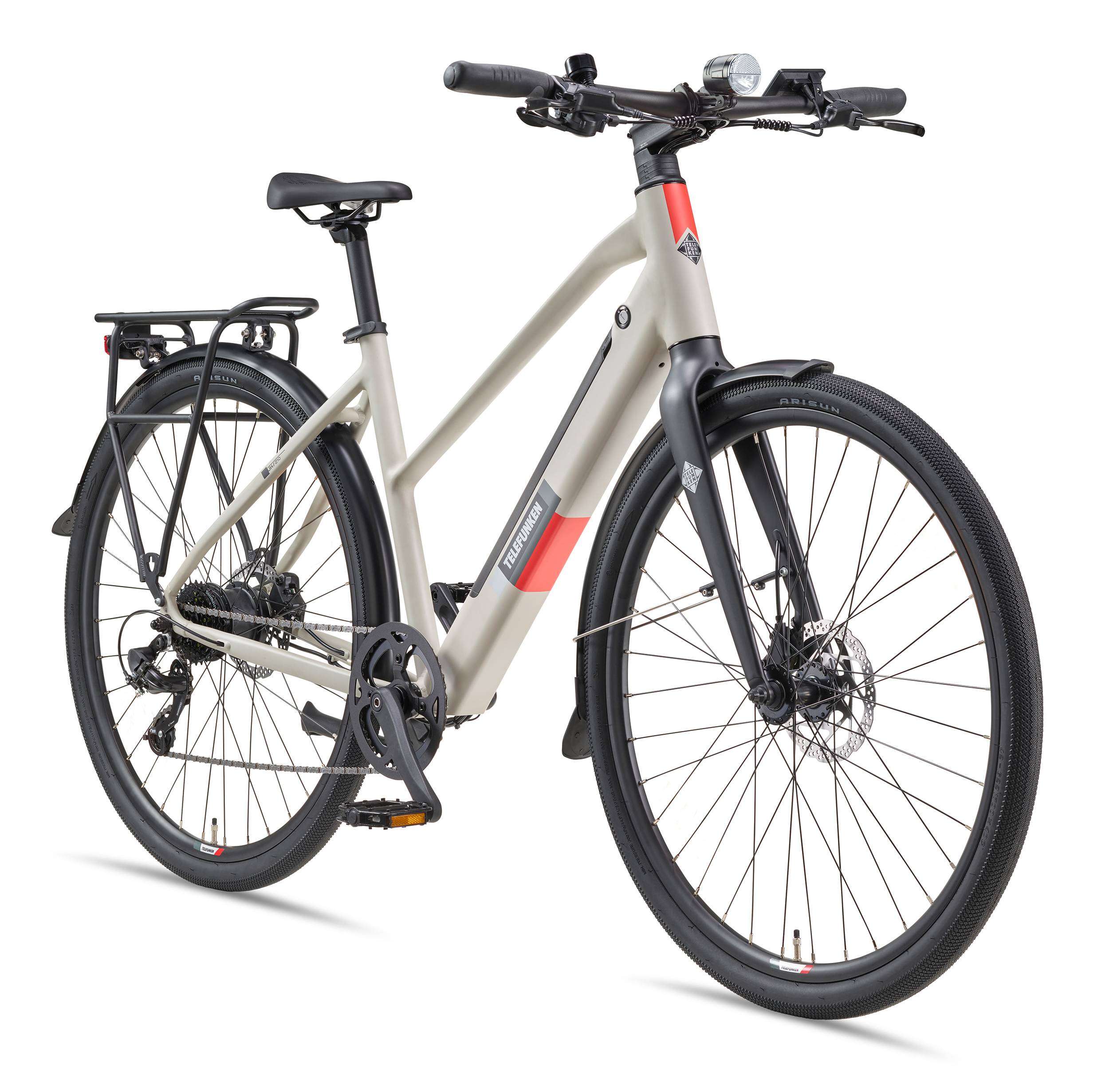 Telefunken Urban E-Bike Damen UH210 28 Zoll Hinterradmotor 7-Gang Kettenschaltung