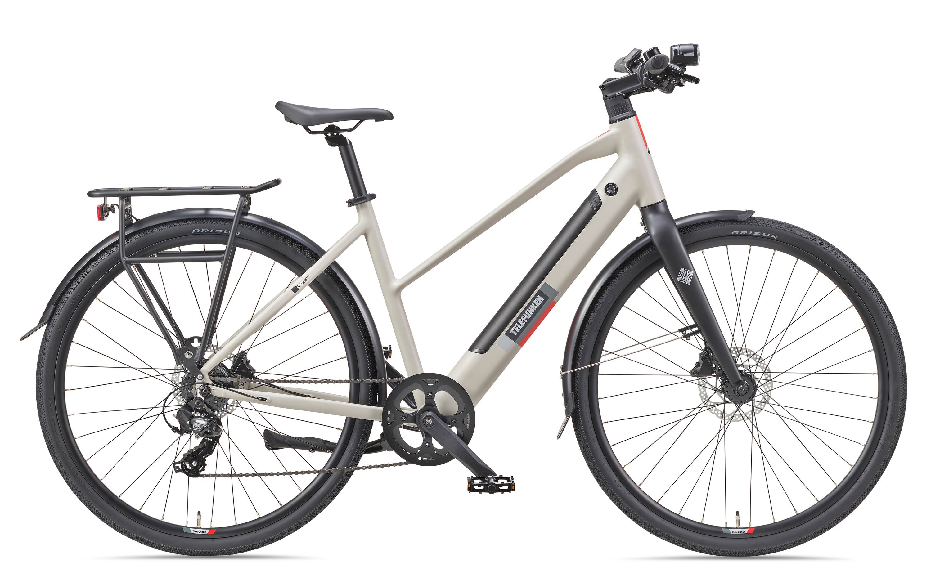 Telefunken Urban E-Bike Damen UH210 28 Zoll Hinterradmotor 7-Gang Kettenschaltung
