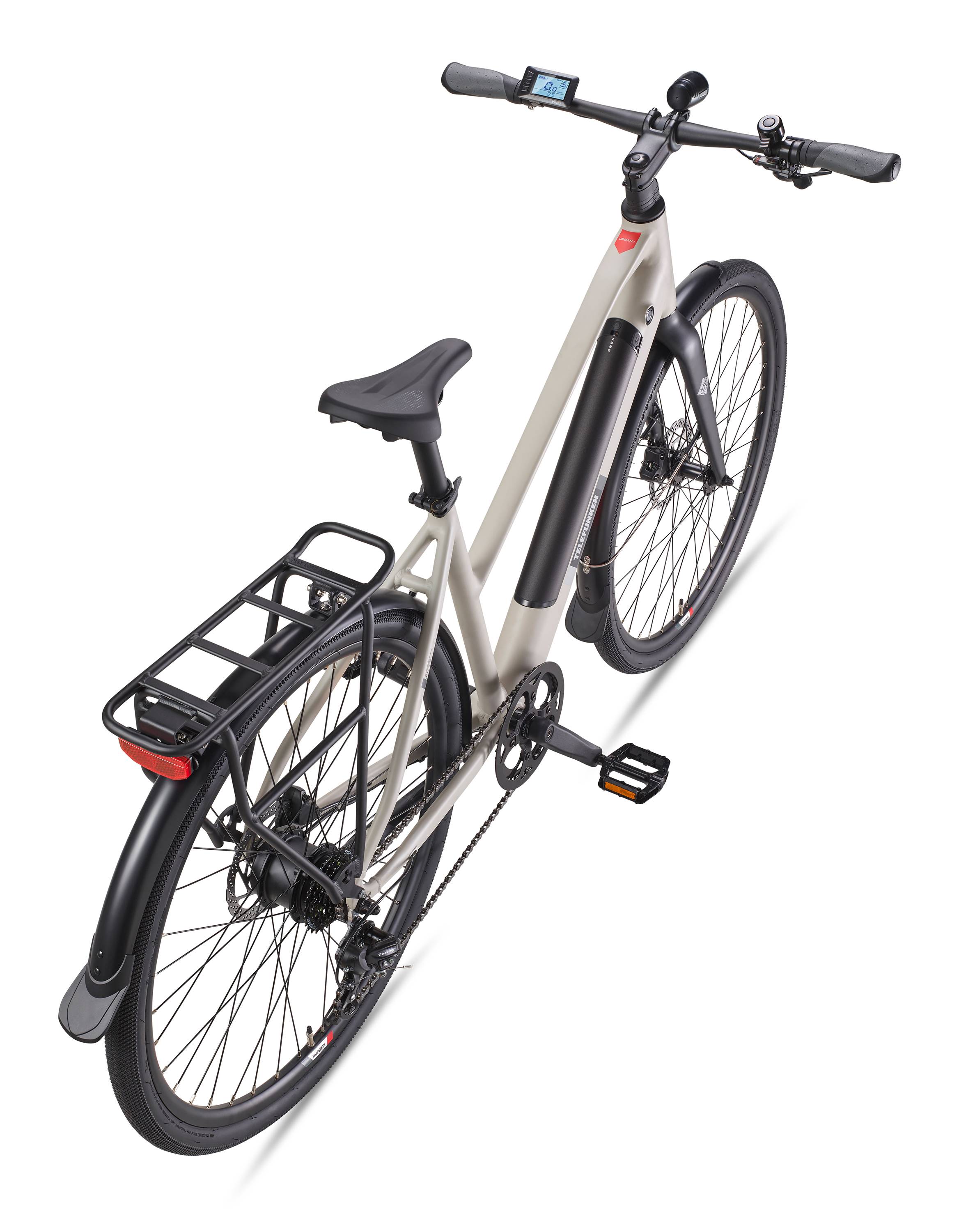 Telefunken Urban E-Bike Damen UH210 28 Zoll Hinterradmotor 7-Gang Kettenschaltung