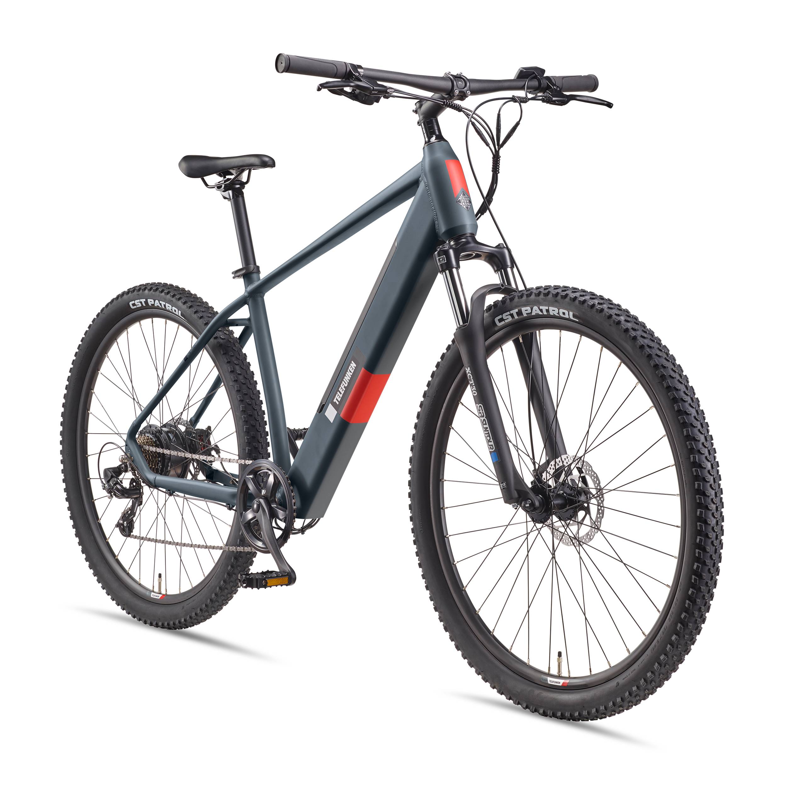 Telefunken MTB E-Bike Mountainbike | Elektrofahrrad 29 Zoll | Kettenschaltung | Heckmotor | 468 Wh Akku | EBike Pedelec