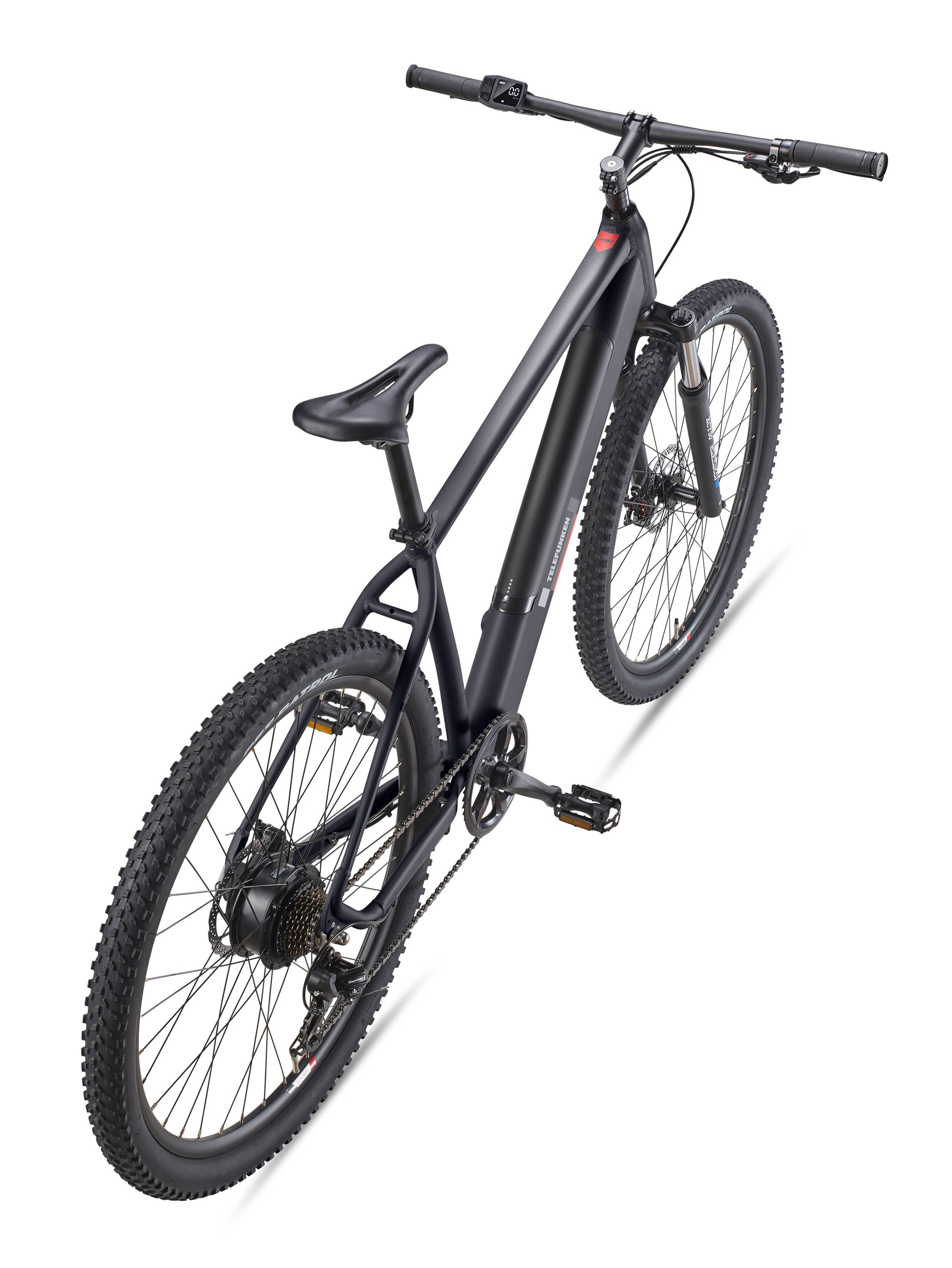 Telefunken MTB E-Bike Mountainbike | Elektrofahrrad 29 Zoll | Kettenschaltung | Heckmotor | 468 Wh Akku | EBike Pedelec