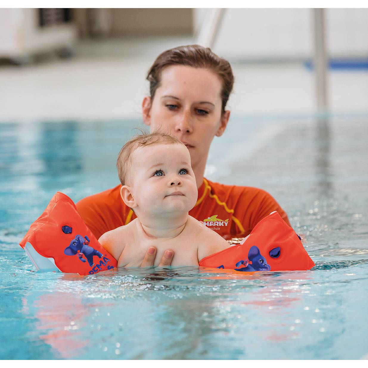 Happy People - BEMA® Schwimmflügel - für Kinder von 0-1 Jahren (orange, Gr. 00) Schwimmhilfen