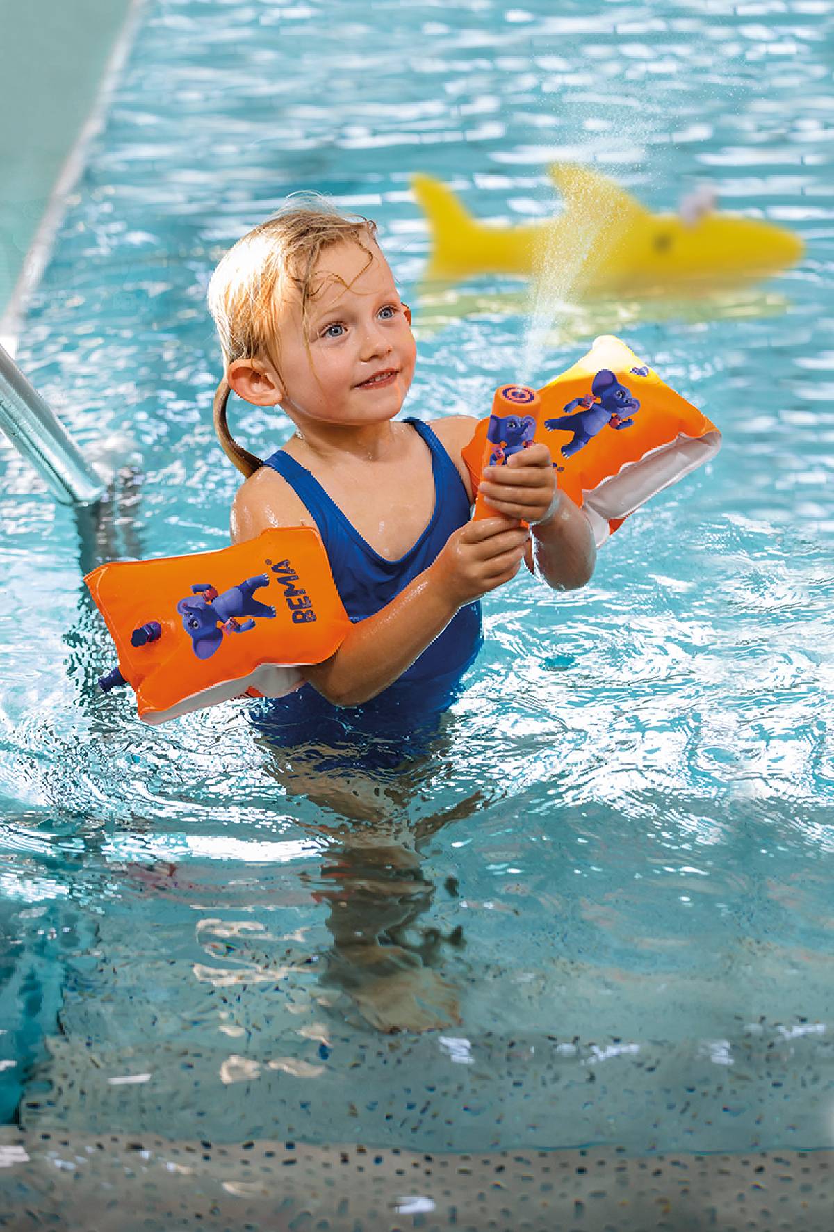 Happy People - BEMA® Schwimmflügel - für Kinder von 0-1 Jahren (orange, Gr. 00) Schwimmhilfen
