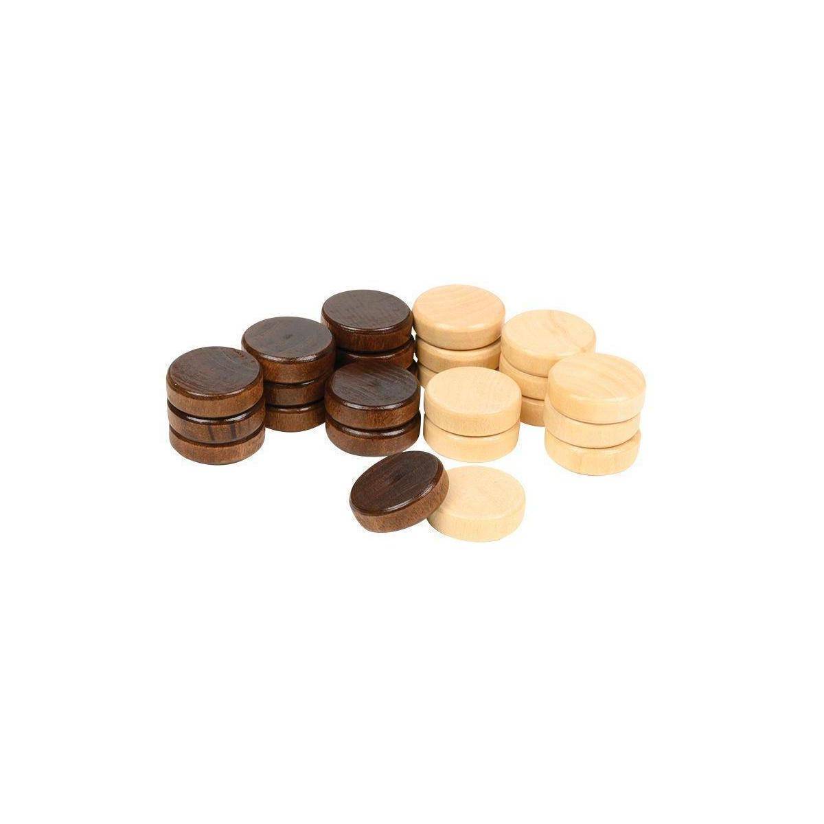 4102 - Spielsteine, Backgammon, 28 x 8 mm