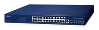Planet Layer 3 24-Port 10/100/1000T+ 4-Port 10G SFP+ Managed - 0,1 Gbps -