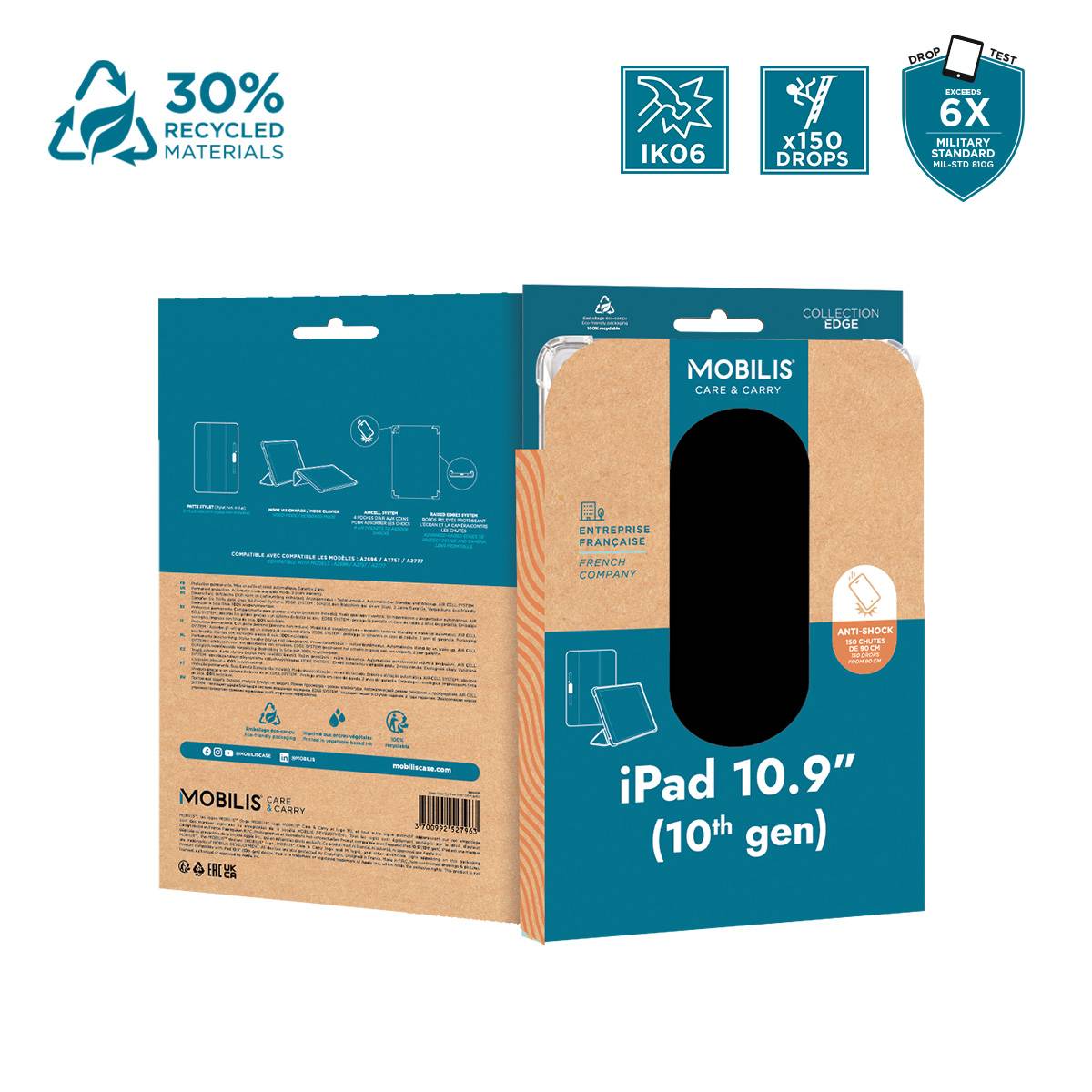 Mobilis EDGE Case for iPad 10,9 10th gen Multimedia-Technik Apple Zubehör