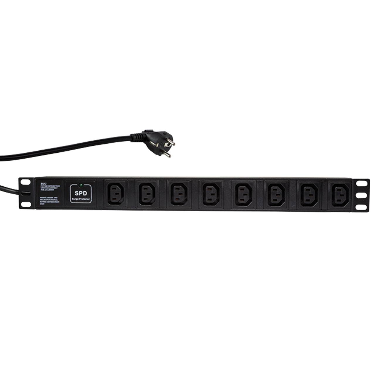 Logilink Steckdosenleiste 19 8fach IEC320, schwarz Multimedia-Technik 19 Zubehör